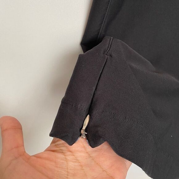 Lucy Black Mid Weight Wide Leg Pants Verstile - Picture 4 of 8